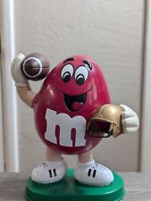 Vintage M&M's Sport Red Football Player Candy Dispenser 1995 Limited Edition picture