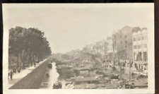 ANTIQUE CIRCA 1920`S CANTON, CHINA PHOTO OF CANAL SCENE WITH MANY BOATS picture