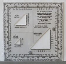 2008 GTA 05-02-012 U.S. ARMY GRAPHIC TRAINING COORDINATE SCALE PROTRACTOR picture