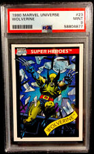 1990 Marvel Universe #23 Wolverine PSA 9 Mint LOW POP picture