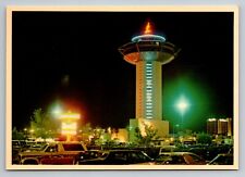 Landmark Hotel Tower Las Vegas Nevada Vintage Unposted Postcard picture
