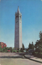 Berkeley CA, University of California, Campanile, Sather Tower, Vintage Postcard picture