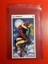 1995 Tarocchi Tarot Marvel Italian Glossy Spider-Man & Gwen Stacy  Gradeworthy picture