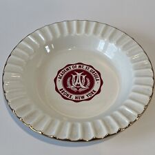 Academy Mt. St. Ursula Bronx NY Porcelain Ashtray Trinket Dish WC Bunting Co picture