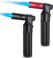 2 Pack Butane Torch Lighter Big Jet Flame Refillable Portable Butane Torch Adjus picture