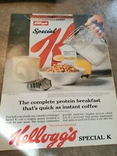 1963 Vintage Ad Print Kellogs Special K protein breakfast  picture