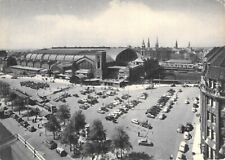 Vintage Postcard Hamburg Germany Central Station Hauptbanhof 1950s Aerial Photo picture