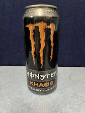 RARE - Monster Energy KHAOS Collector’s Can  circa 2008 - Museum Preserved FULL picture
