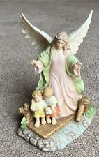 Vintage Lefton Guardian Angel with Children Figurine | LE 11880 (1998) | NICE picture