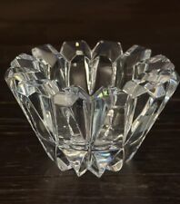 Mikasa Slovenia Clear Crystal 3” X 3” Small Bowl / Candle Holder Heavy picture