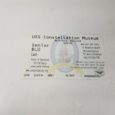 USS CONSTELLATION MUSEUM TICKET STUB US Navy Ship Baltimore Maryland picture