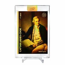 CAPTAIN JAMES COOK Official Portrait Holo Gold Card 2023 GleeBeeCo #CPOF-G 1/1 picture
