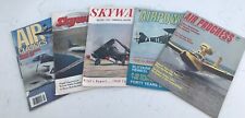 5 Aviation Magazines Skyways Air Classics Air Progress Airpower 1949-1989 picture