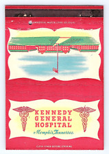 40-Strike Vintage Matchbook Kennedy General Hospital Memphis Tennessee picture