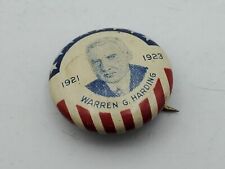 Repro 1921-1923 President Warren G Harding Memorial Button Pin Pinback Vintage picture