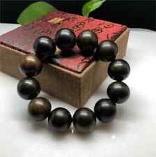46g Natural Vietnam Nha Trang Agarwood Bracelets Buddhist Prayer Beads #30 picture