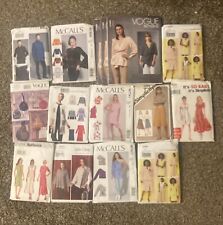 Lot of 15+ Vintage and Contemporary Sewing Patterns  -  Women's Misses' Men picture