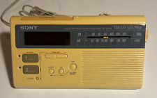 Vintage Sony Dream Machine Alarm clock radio Model ICF-C221W picture