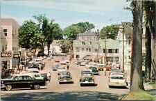 Wolfeboro NH Main Street Automobiles Unused Vintage Postcard H36 picture