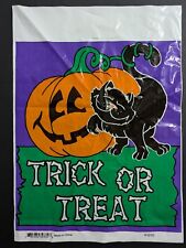 Vintage OTC Trick Or Treating Plastic Candy Bag Halloween picture