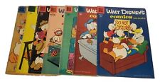 VINTAGE LOT OF DELL WALT DISNEY'S COMICS 1956-1959  ~ ISSUES 186 187 191 212 215 picture
