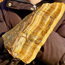 3.08LB Natural tiger's Eye rough raw stone rock specimrn madagescar picture