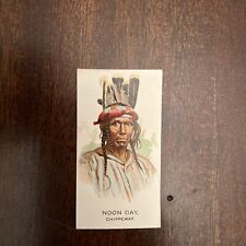 1888 N2 Allen & Ginter American Indian Chiefs, Noon Day, Some Damage picture