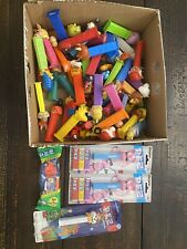 Box of vintage Pez dispensers - Looney Tunes, Disney, Charlie Brown and more picture