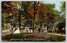 1910 Chicago, IL Postcard-  GARFIELD PARK CANNONS CAPTURED IN THE LATE SPANISH W picture