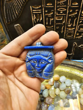 Blue Lapis lazuli Amulet of HATHOR Goddess - Hathor figurine - made in Egypt picture