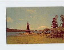 Postcard Two beautiful Merus of Tjandi Kuning, Lake Bratan, Indonesia picture