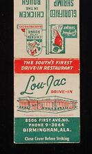 1940s Lou-Jac Drive-In Glorified Shrimp Chicken in the Rough Birmingham AL MB picture