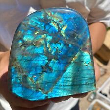 890g Natural Flash Labradorite Quartz Crystal Freeform rough Mineral Healing picture