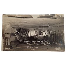 Montrose CA New Years FLOOD Souvenir RPPC Real Photo Postcard W H INK Jan 1 1934 picture