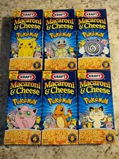 Vintage Pokemon Macaroni and Cheese Kraft Set of 6 super rare set Factory Sealed picture