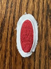 Girl Scouts Daisy Red Petal Patch Courageous & Strong Replacement Badge Merit picture