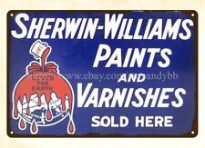 Sherwin Williams Paints Varnishes metal tin sign design your bedroom picture