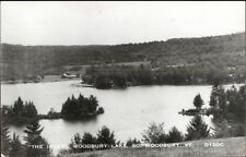 South Woodbury VT Lake Real Photo Postcard #1 picture