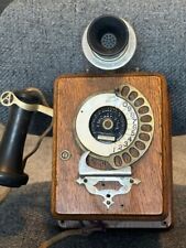 Strowger Automatic Electric Wood Dial Phone circa 1907 #3 picture
