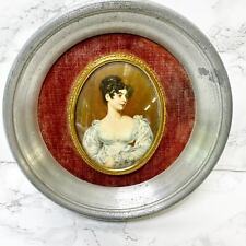 Framed Convex Glass Print Countess of Grosvenor By Sir Thomas Lawrence Vintage picture