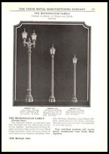 1929 Union Metal Los Angeles Street Lighting -Vintage trade photo print ad picture
