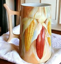Antique Favorite Bavaria Tankard Mug C. Hutschenreuther Corn Design 6