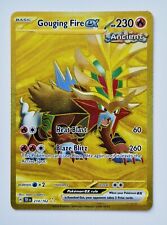 Gouging Fire ex  214/162 Gold Hyper Rare Temporal Forces Pokemon - Pack Fresh picture