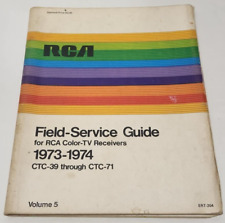 RCA Field Service Guide 1973-1974 Color TV Receivers Vol. 5 picture