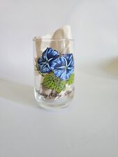 Brockway Flower of the Month Morning Glory September 10oz Tumbler Glass picture