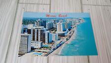 Vintage Postcard Miami Beach Florida Looking North 1983  M1 picture
