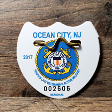 2017 Ocean City NJ Seasonal Beach Tag OC New Jersey United States Coast Guard picture