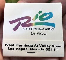 Vintage Rio Suite Hotel & Casino Matchbook Las Vegas 702 River Travel Matches picture