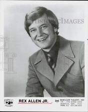 1971 Press Photo Singer Rex Allen, Jr. - hpp10652 picture