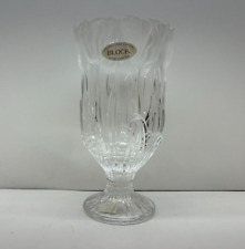 Crystal Glass Candle Holder Vase Hurricane 7.5